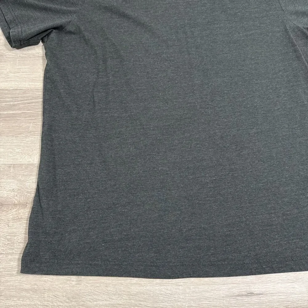 Banana Republic Shirt Men's Charcoal Gray Premium Wash Tee 2XLT Cotton Blend